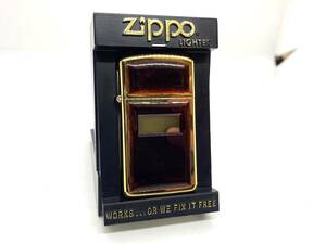 10856★1円~ 未使用 ZIPPO ジッポー 1987年製 GOLDEN TORTOISE ゴールデントータス べっ甲 オイルライター ゴールドカラー ヴィンテージ