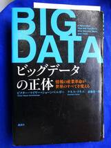 ビッグデータの正体　講談社　リサイクル本　内部はきれいな本です。_画像1