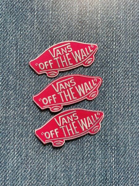 #VANS#バンズ＃OFF THE WALL■ピンク白*3枚/セット