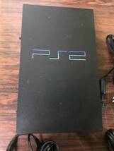 SONY PlayStation2 PS2 console SCPH-18000 controller set tested ソニー プレステ2 本体 コントローラ 動作確認済 D410_画像2