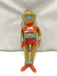  M1Go Godman Sofubi CollectionDX Rare Japan ブルマァク ゴッドマン 大サイズ ソフビ マスク取れ 宇宙人間 当時物 D492