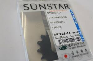 新品☆SUNSTAR(サンスター)　スプロケット　DT230　YZ85他　半額以下スタート！