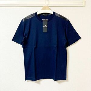 【新品タグ付・定価15,400円】 ブラックレーベルクレストブリッジ 半袖Tシャツ L バーバリー BURBERRY BLACK LABEL CRESTBRIDGE 