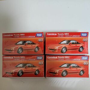 トミカプレミアム No.40 トヨタ MR2(トミカプレミアム販売記念仕様) 4台セット