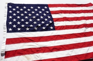 ◆ 50スター アメリカ国旗 星条旗 フラッグ インテリア 146×86㎝/ビンテージ オールド レトロ アメリカ雑貨 タペストリー 70's