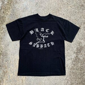 【S】2000s BLACK SABBATH バンドTシャツ ブラック 黒■ビンテージ オールド アメリカ古着 コットン ブラックサバス ヘヴィメタ Y2K