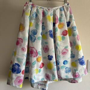 chesty skirt rose floral print 