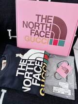 GUCCI グッチ × The North Face ノースフェイス コラボ スウェット トレーナー 正規品 中古美品_画像1
