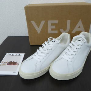 新品 未使用 VEJA ヴェジャ ESPLAR エスプラー レザー メンズ レディース スニーカー ホワイト 24.0cm VJEA002001 Z-B⑫の画像1