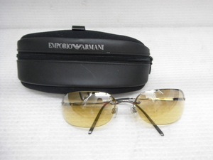 EMPORIO ARMANI Emporio Armani sunglasses 192-S 1144/7F 61ro17 yellow case attaching non-standard-sized mail nationwide equal 220 jpy D2-A