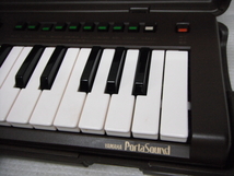 YAMAHA ヤマハ 電子キーボード PortaSound ポータサウンド PS-3 ブラウン ハードケース付 電子ピアノ 鍵盤音確認済 Z-C_画像2