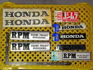 ステッカー 色々セット HONDAホンダRPMヨシムラ CBX400F CB400F CBR400F GS400 GT380 GSX ザリ ゴキ ジェイドBEET Z400FX Z1 Z2 MK2 CB750F