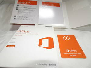  正規品 Microsoft Office Home and Business 2016 for Mac 箱有 認証保障