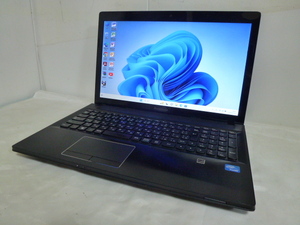 Webカメラ搭載 Lenovo G500 Windows11 Celeron 1005M メモリ4GB HDD500GB DVD Wi-Fi MS office2010搭載