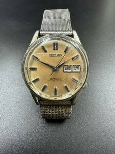 1円 SEIKO SEIKOMATIC 39石 セイコーマチック 自動巻き メンズ 腕時計 イルカ メダリオン 6216-9000