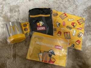 【新品・未使用】マクドナルド　福袋2023 CHUMS 4点セット