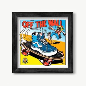 VANS バンズ スニーカー イラスト ポスター キャンバス 小物 スケボー サーフィン BMX ストリート コンバース ナイキ 靴 男の子 PA27