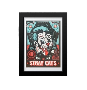 STRAY CATS искусство постер Cat's tsu блокировка HOT ROD FORD TATTOO America смешанные товары moon I z контри-рок табличка интерьер мебель PM24