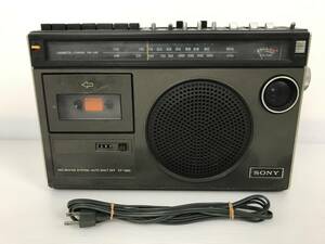 SONY ソニー AM FM ラジオ カセットコーダー CF-1980 ラジオ 受信OK カセットテープ 動作品 オーディオ 昭和 レトロ 当時物 