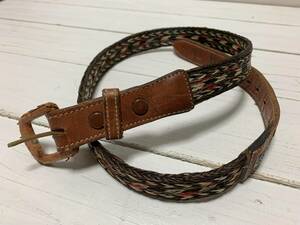 ホースヘア ベルト 30 馬の毛 horse hair belt 茶 ブラウン ホースヘアー 1