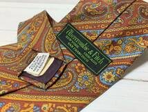 70年代 英国製 アバクロンビー&フィッチ ネクタイ abercrombie＆fitch ヴィンテージ vintage necktie made in england イギリス ブラウン_画像5
