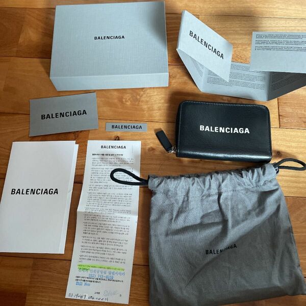 正規直営店購入　バレンシアガ　小銭入れ　コインケース　本物 BALENCIAGA レザー 財布