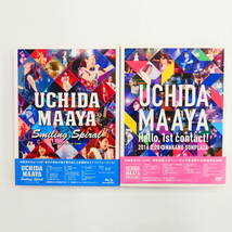 ap0679/DVD UCHIDA MAAYA 1st LIVE『Hello 1st contact!』& Blu-ray UCHIDA MAAYA 2nd LIVE『Smiling Spiral』 2点セット_画像1