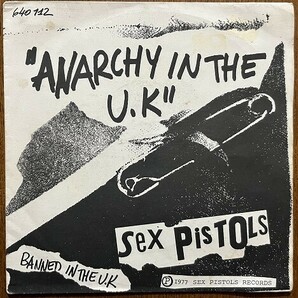 試聴可 Sex Pistols Anarchy In The U.K orig7' 【70's punk/power pop/new wave パンク天国】の画像1