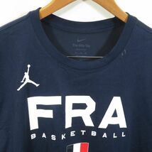 NIKE JORDAN DRI FIT バスケットボール フランス代表 Tシャツ sizeXL/ナイキ　0304_画像2