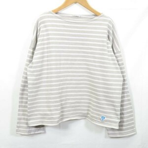 ORCIVAL コットンロード ルーズフィット バスクシャツ 長袖Tシャツ size1/オーシバル　0303