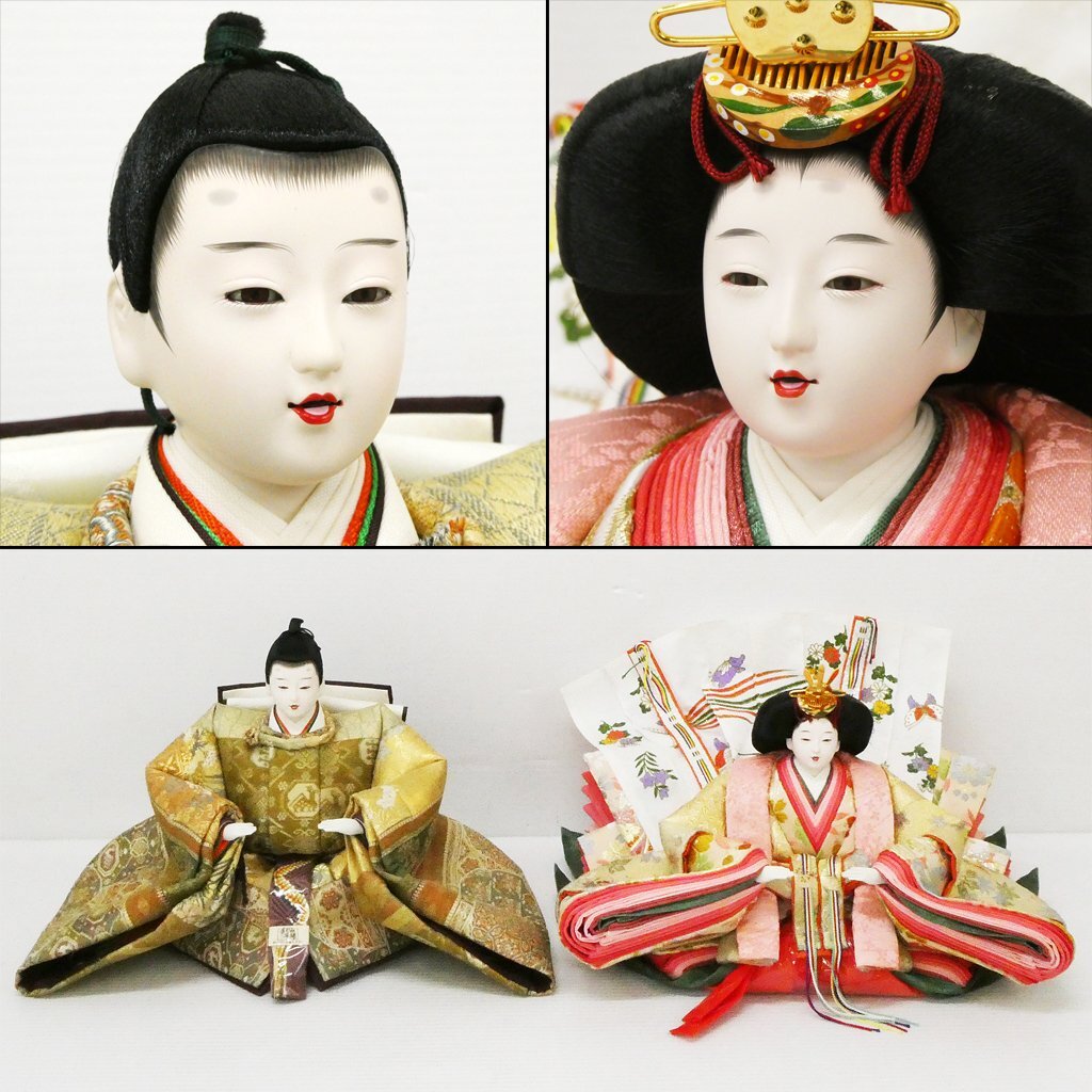 # Poupée Hina n°8, Décoration Prince et Princesse, Pure soie, Fukuro Obi, Kimono à douze couches, Cordon plat noué à la main, Livré avec une boîte en papier !! Ensemble Prince et Princesse, Décoration plate, Poupée Hina, Décoration Hina, Festival des filles [accessoires manquants], saison, Événements annuels, Fête des poupées, Poupées Hina