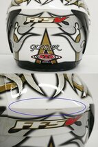 ○4) OGK kabuto FF-5V GLITZER ヘルメット Lサイズ（59-60cm）バイク用品 フルフェイスヘルメット オージーケー カブト グリッツァ_画像6