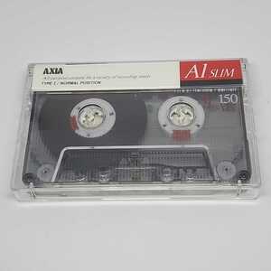 ①富士フイルム　AXIA　A1 SLIM　ノーマル　カセットテープ　往復150分　未開封品