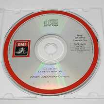 ランドフスカ スカルラッティ ソナタ集 LANDOWSKA/D.SCARLATTI:CLAVECIN SONATAS EMI TOCE-9402 CD ディスクのみ　ジャンク品_画像1