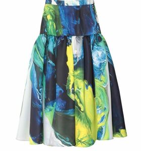 【新品タグ付き】UN3d. リボーンギャザースカート(イエロー) 公式完売