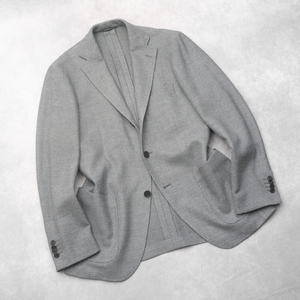 Ring Jacket × Blu e Grigio 春夏テーラードジャケット 170-6D(c92-w80) グレー ブルーエグリージオ リングヂャケット メンズ 管理343