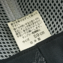 日本製『Borsalino ボルサリーノ』中折れハット 59cm ネイビー 帽子 春夏 メンズ 管理322_画像5