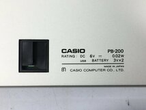 CASIO カシオ　　ポケットコンピューター　　PB-200　　現状品　　TJ3.014　/04_画像5