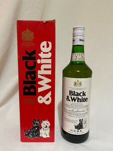 特級　ブラック&ホワイト　760ml 未開栓　BLACK&WHITE　ウイスキー　ブキャナン