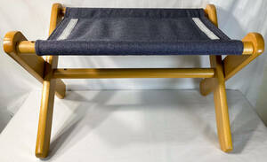 折り畳み椅子 スツール 椅子 インテリア アンティーク 木製 荷物ラック ベンチスツール 木工 ヴィンテージ リビング【0313.17】