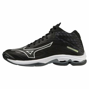 26.5cm Mizuno volleyball shoes ue-b lightning Z7 MID V1GA225001 black × white 