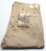 Workers K&T H MFG Co (ワーカーズ) Officer Trousers Standard Fit Type 2 / オフィサートラウザー タイプ2 未使用品 Beige Chino w34_画像1