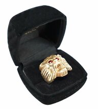 The Groovin High (グルービンハイ) 1940s Vintage Style Lion Ring / ライオンリング シルバー 美品【22号】/ グルーヴィンハイ_画像1