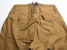 Freewheelers (フリーホイーラーズ) “CAMELBACK” BREECHES / キャメルバック ブリーチズ #1822008 YARN-DYED BRONZE w34_画像6