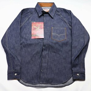 Deluxeware (デラックスウエア) 7640...40s DENIM SHIRT / 40sデニムシャツ 未使用品 インディゴ size M / ワークシャツ / Indigo