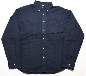 Workers K&T H MFG Co (wa- The Cars ) Modified BD Shirt / button down shirt beautiful goods navy size 13(XS)