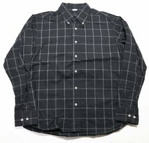 Workers K&T H MFG Co (ワーカーズ) Relaxed BD Shirt / ボタンダウンシャツ ブラック size 14.5(S)_画像1