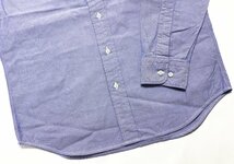 Workers K&T H MFG Co (ワーカーズ) Modified BD Shirt / ボタンダウンシャツ 美品 オックスフォード ブルー size 14(S)_画像4