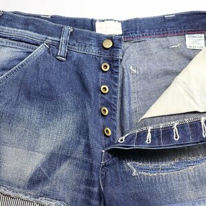 SugarCane (シュガーケーン) 11oz. Denim Work Pants - Aging Model / デニムワークパンツ エイジングモデル sc47575R 美品 w32の画像4