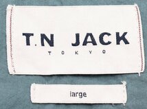 T.N JACK (ティーエヌジャック) Nylon Jacket / ナイロンジャケット #40160110 未使用品 ライトブルー size L / バックドロップ_画像6